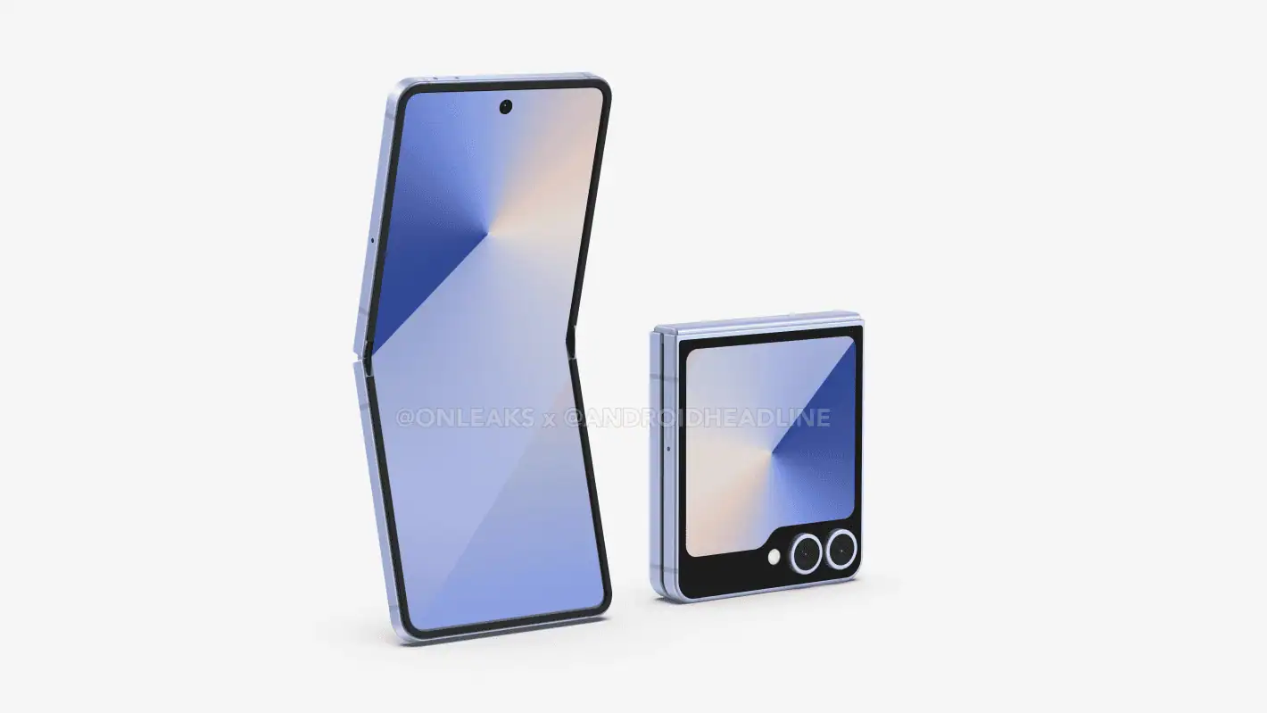 Samsung Galaxy Flip7 CAD renderizado 2 Samsung Galaxy Flip7 CAD renderizado 2