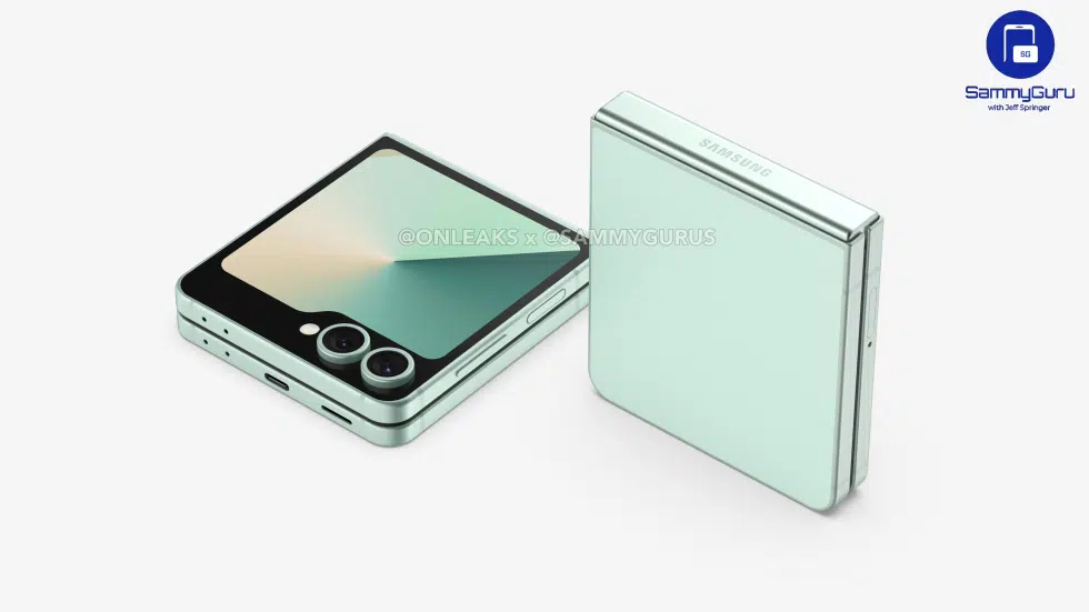 Galaxy Flip 7 FE renderizado Galaxy Flip 7 FE renderizado