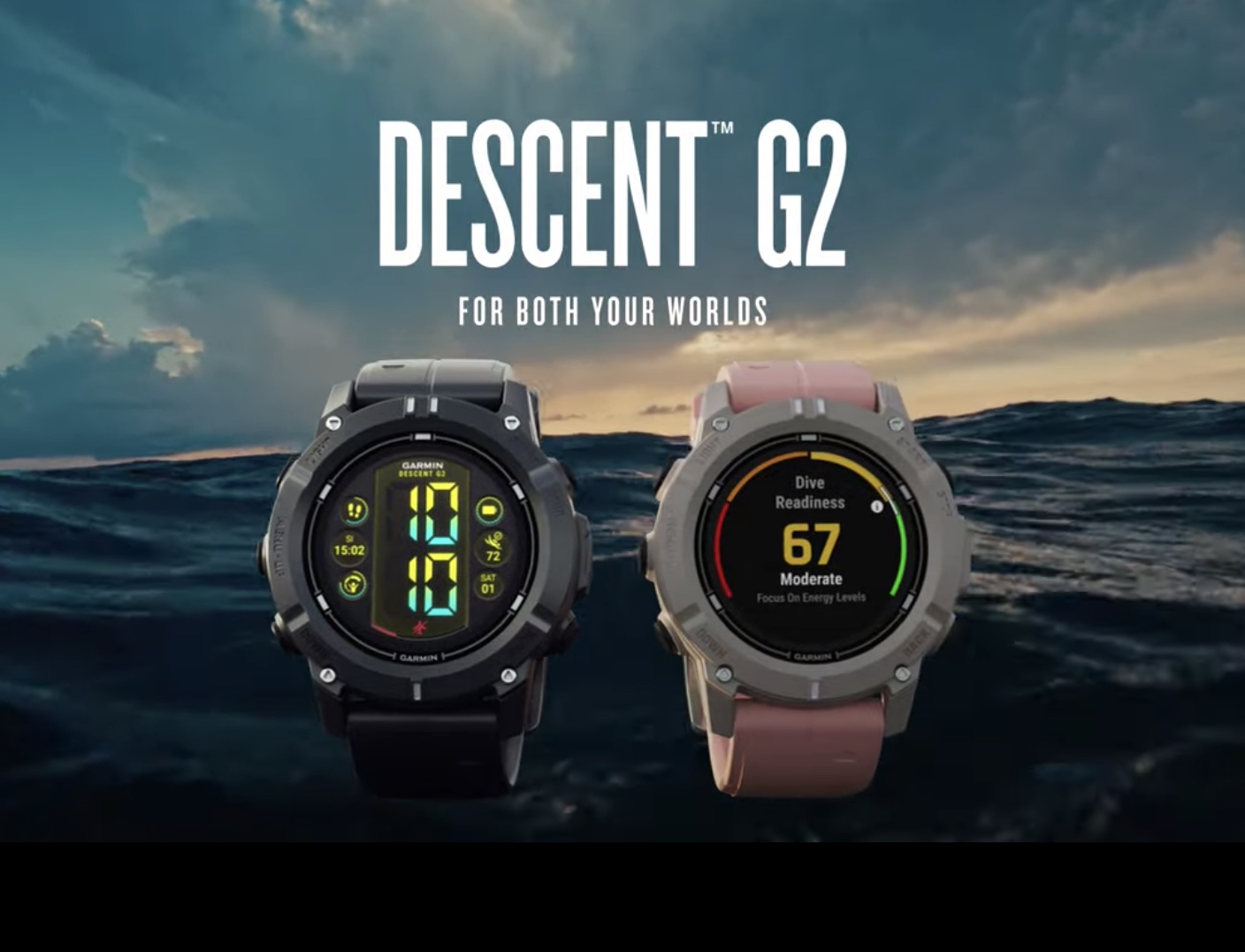 Garmin Descent G2 con monitor en directo Garmin Descent G2 con monitor en directo