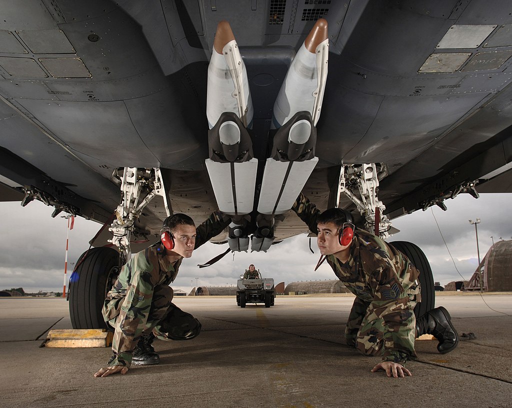 GBU-39 SDB en un avión F-15E
