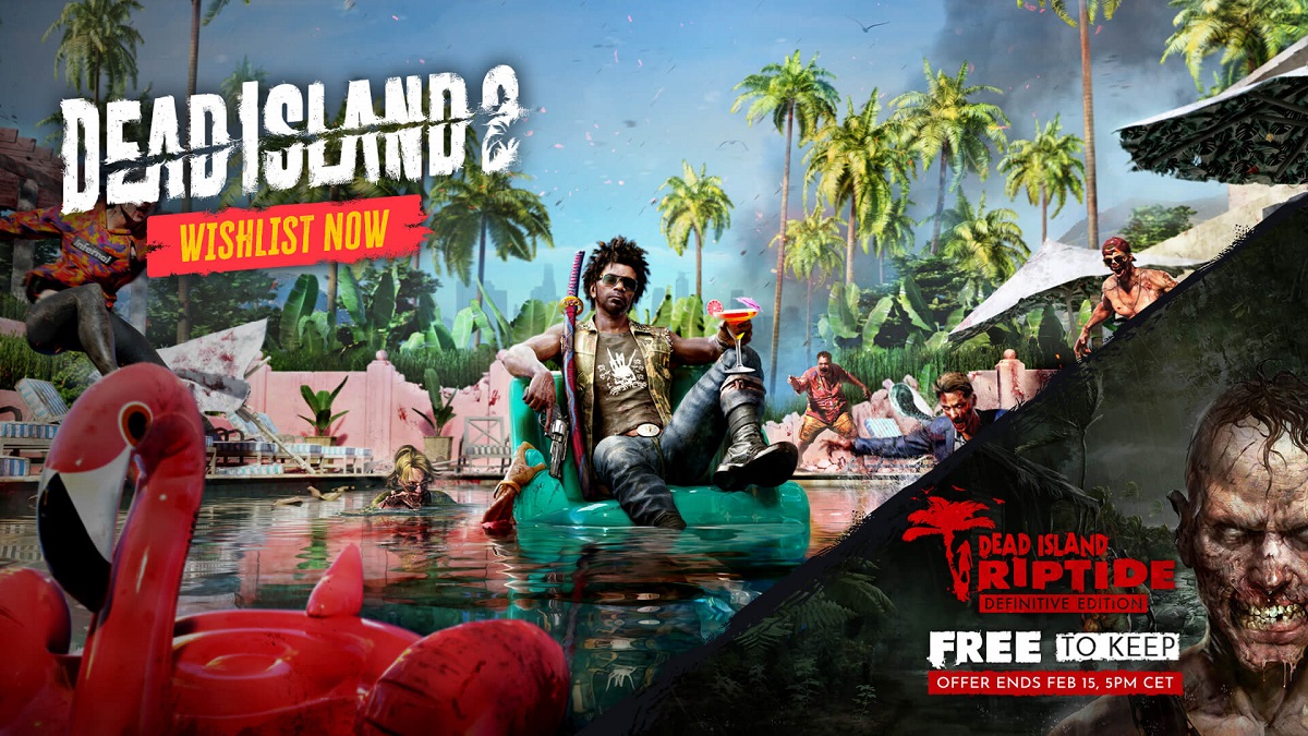 El juego de acción y zombis Dead Island 2 llegará a Steam en abril, y ya puedes conseguir Dead Island: Riptide de forma gratuita. El juego de acción y zombis Dead Island 2 llegará a Steam en abril, y ya puedes conseguir Dead Island: Riptide de forma gratuita.