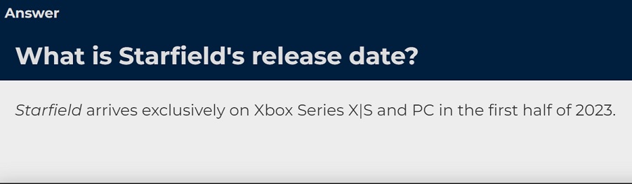 Bethesda ha confirmado que Starfield saldrá a la venta en "la primera mitad de 2023"-2 Bethesda ha confirmado que Starfield saldrá a la venta en "la primera mitad de 2023"-2
