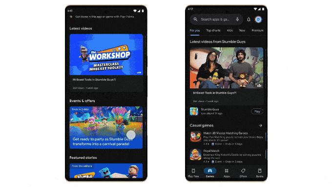 Google está integrando la inteligencia artificial en la Play Store para juegos-2 Google está integrando la inteligencia artificial en la Play Store para juegos-2