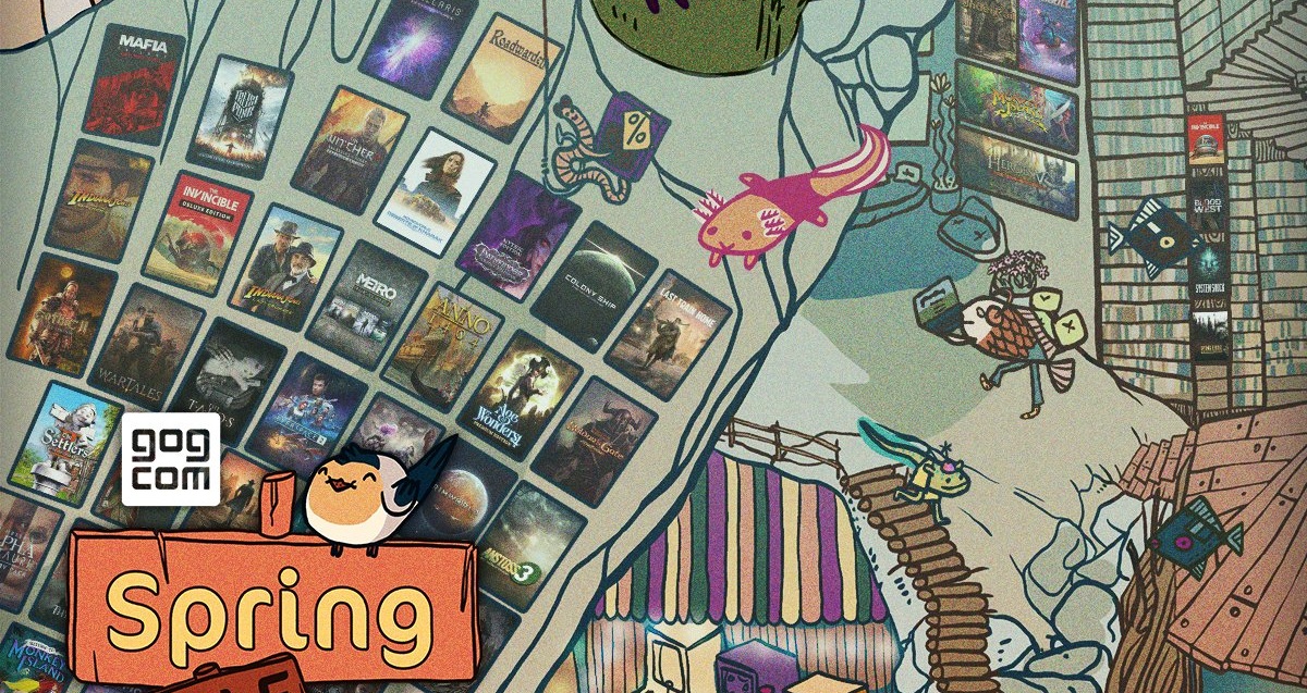 GOG tiene una gran oferta de primavera con 5.500 juegos disponibles con descuentos de hasta el 95%.
