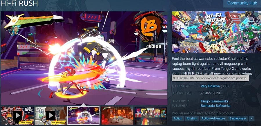 El juego de acción rítmica Hi-Fi Rush recibe críticas muy favorables. Los jugadores, encantados con el lanzamiento sorpresa de Tango Gameworks-2 El juego de acción rítmica Hi-Fi Rush recibe críticas muy favorables. Los jugadores, encantados con el lanzamiento sorpresa de Tango Gameworks-2