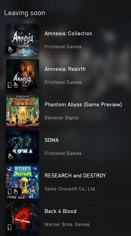 Amnesia: Rebirth, Soma, Back 4 Blood y tres juegos más desaparecerán del catálogo de Game Pass en abril-2 Amnesia: Rebirth, Soma, Back 4 Blood y tres juegos más desaparecerán del catálogo de Game Pass en abril-2