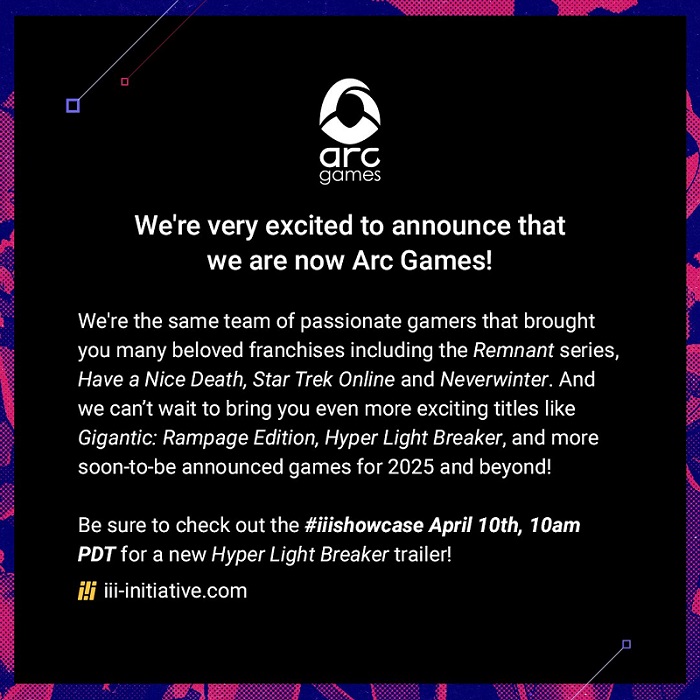 Antigua empresa, nuevo nombre: Gearbox Publishing pasa a llamarse Arc Games-2