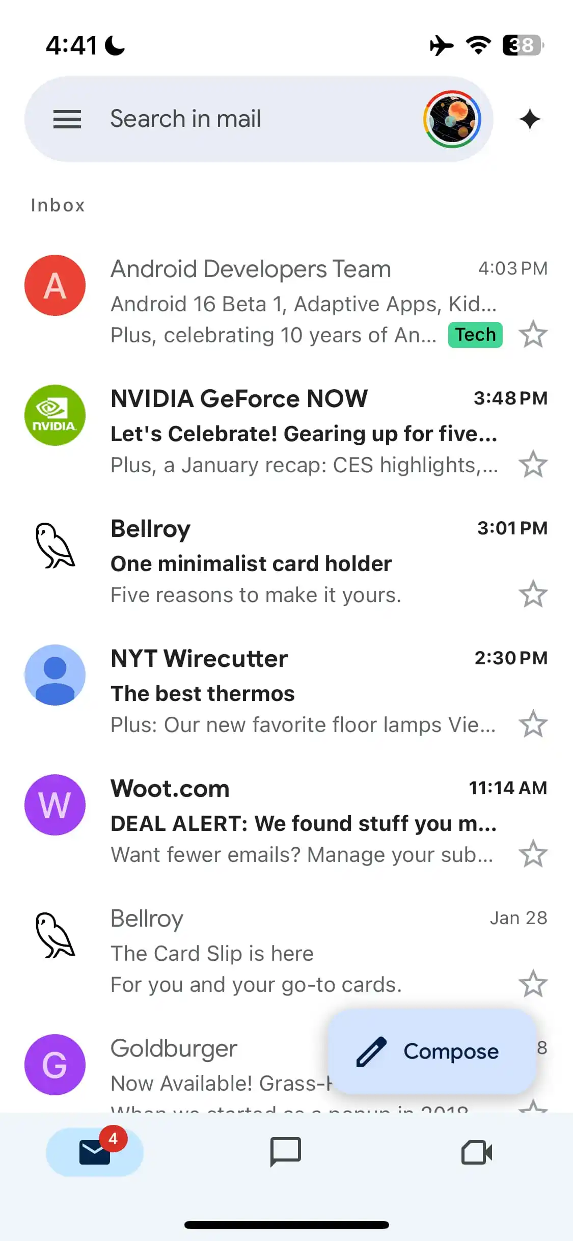 Detalles del nuevo diseño de Gmail para iPhone Detalles del nuevo diseño de Gmail para iPhone