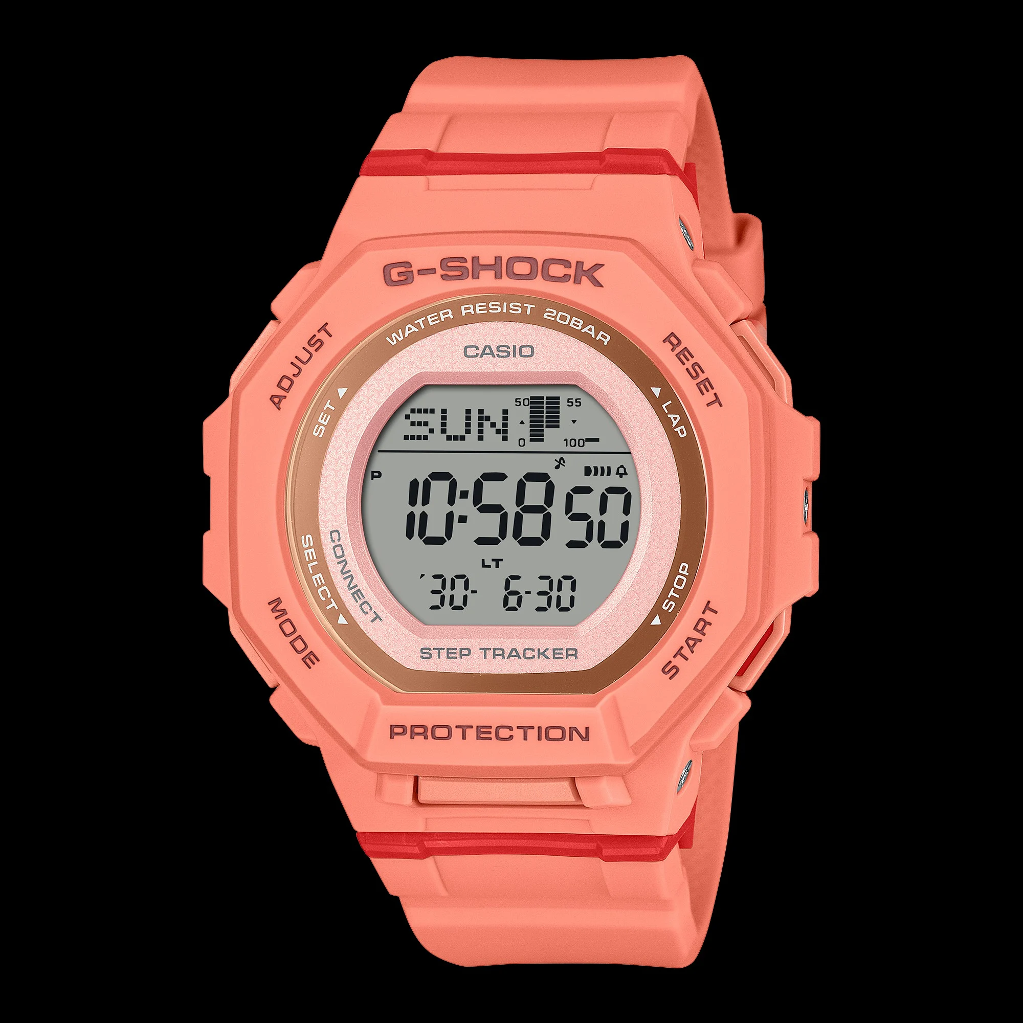 G-Shock Move GMDB300SC en naranja coral