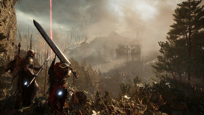 Modo cooperativo Ilustración del modo cooperativo en Lords of the Fallen