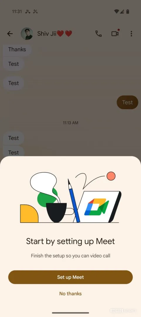 Nueva opción de videollamada en Mensajes de Google Nueva opción de videollamada en Mensajes de Google