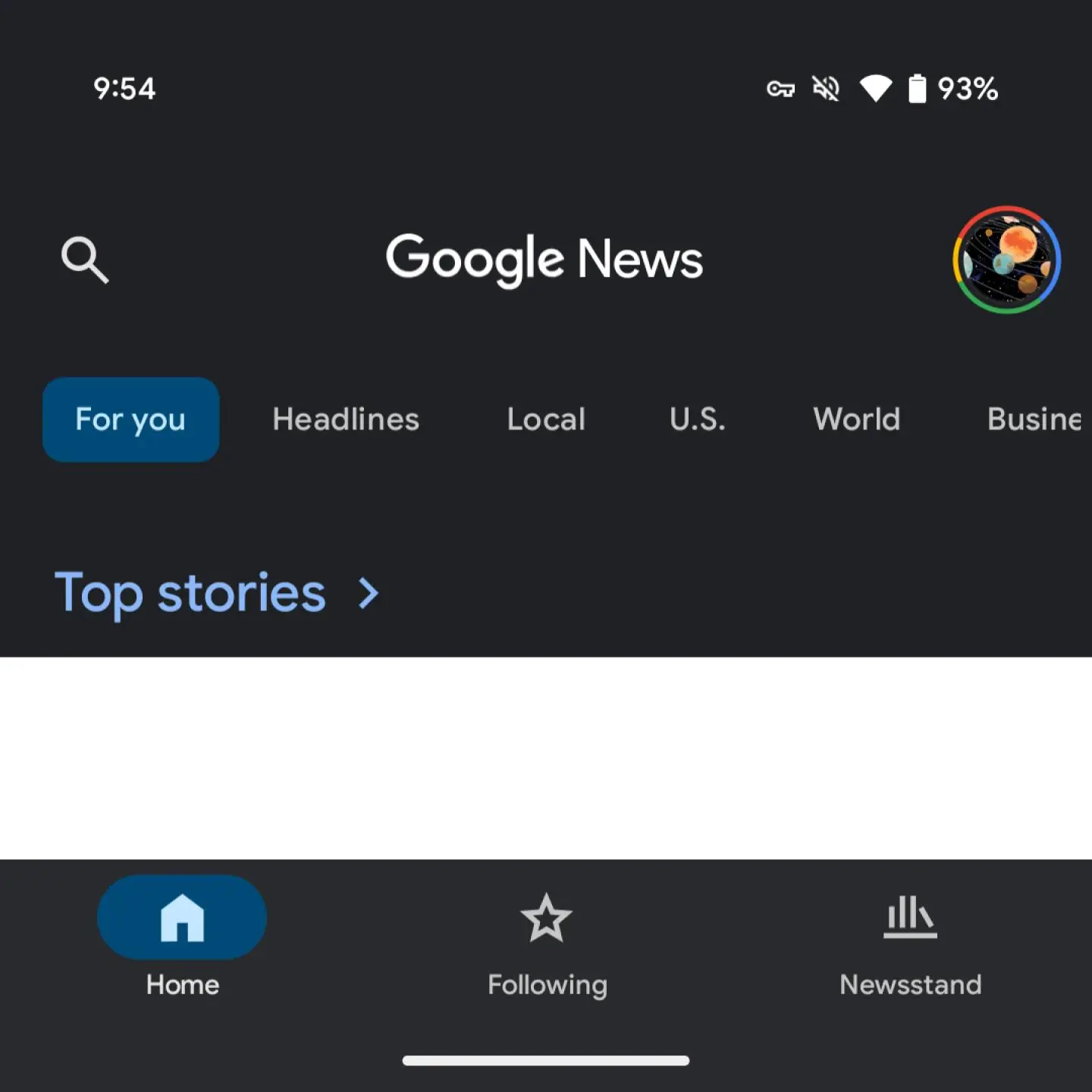 Rediseño del pie de página de Google Noticias - imagen 1
