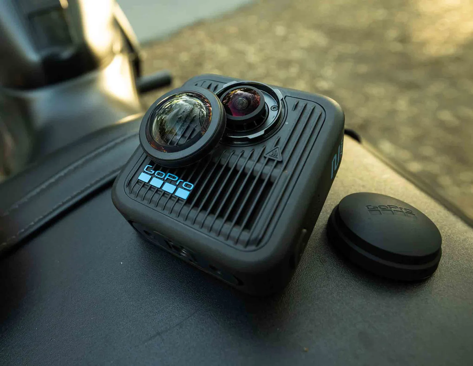 GoPro Max 2 con la lente retirada. Ilustración: GoPro