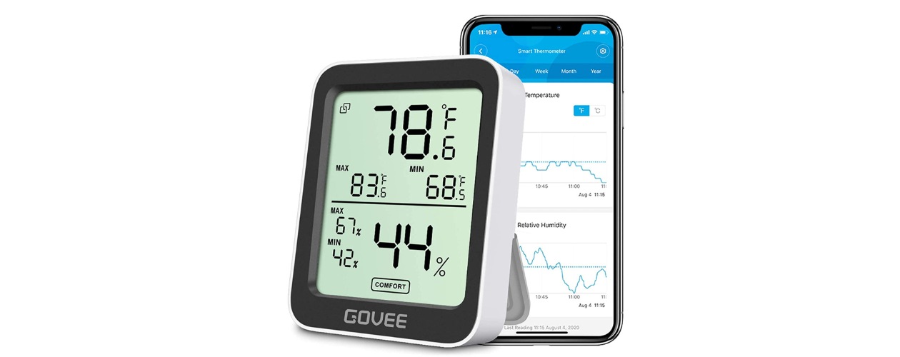 Termohigrómetro Bluetooth Govee Termohigrómetro Bluetooth Govee