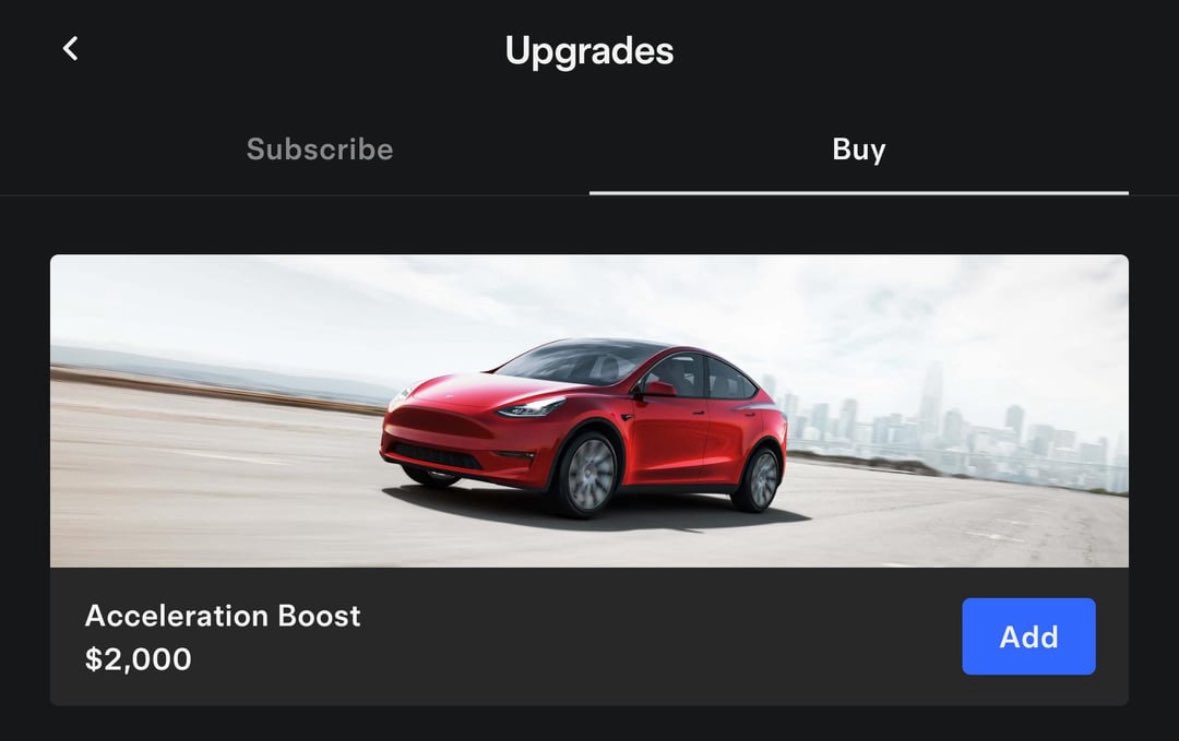 Aumento de Aceleración para el Tesla Model Y Juniper. Aumento de Aceleración para el Tesla Model Y Juniper.