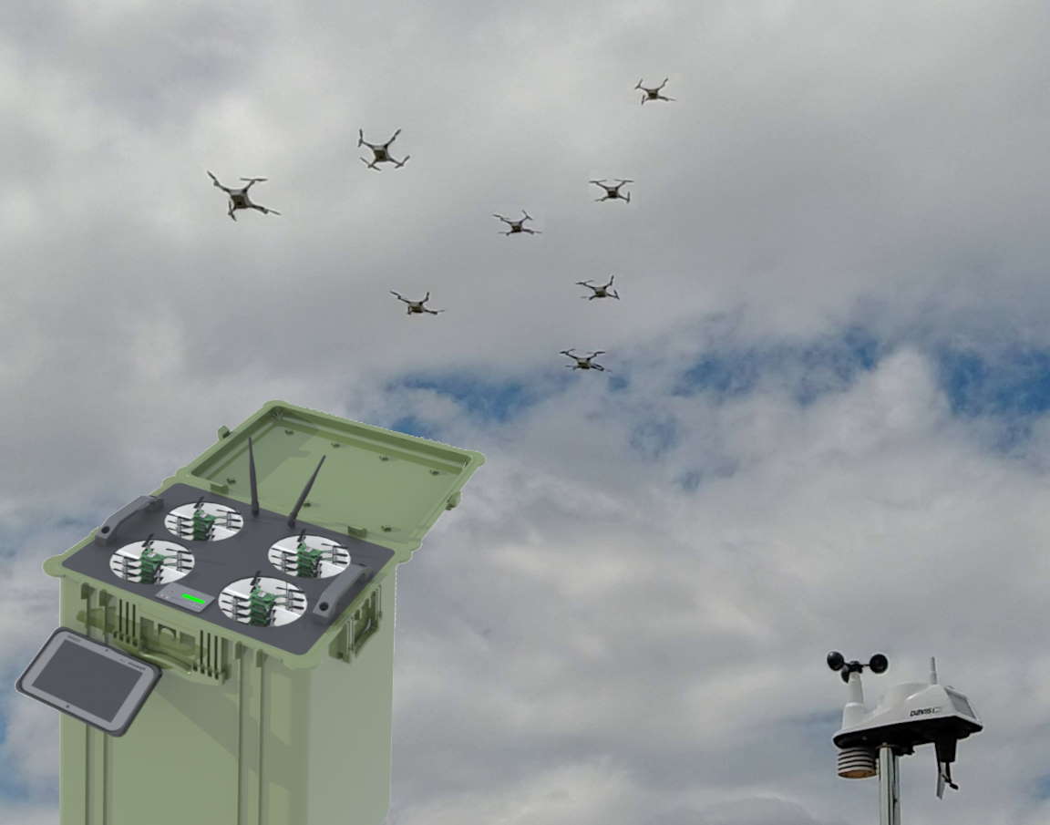Las Fuerzas Aéreas de EE.UU. encargan el sistema WeatherHive que utiliza drones para predecir el tiempo Las Fuerzas Aéreas de EE.UU. encargan el sistema WeatherHive que utiliza drones para predecir el tiempo