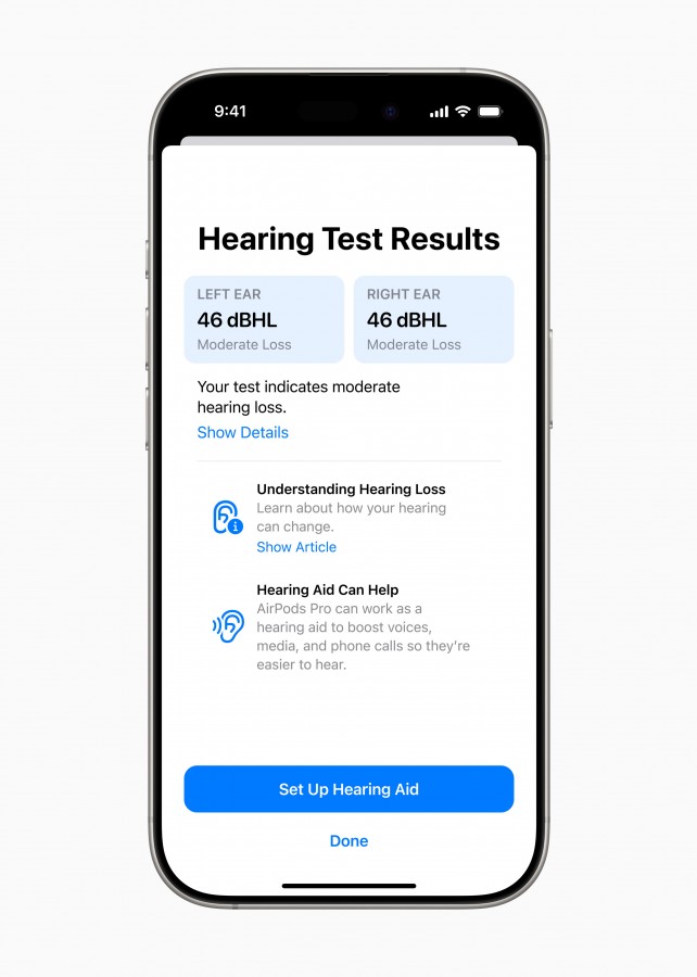Imagen de los AirPods Pro 2 con nuevo modo audífono Imagen de los AirPods Pro 2 con nuevo modo audífono