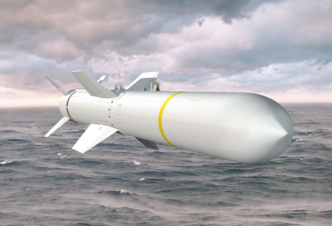 Ilustración del cohete Harpoon