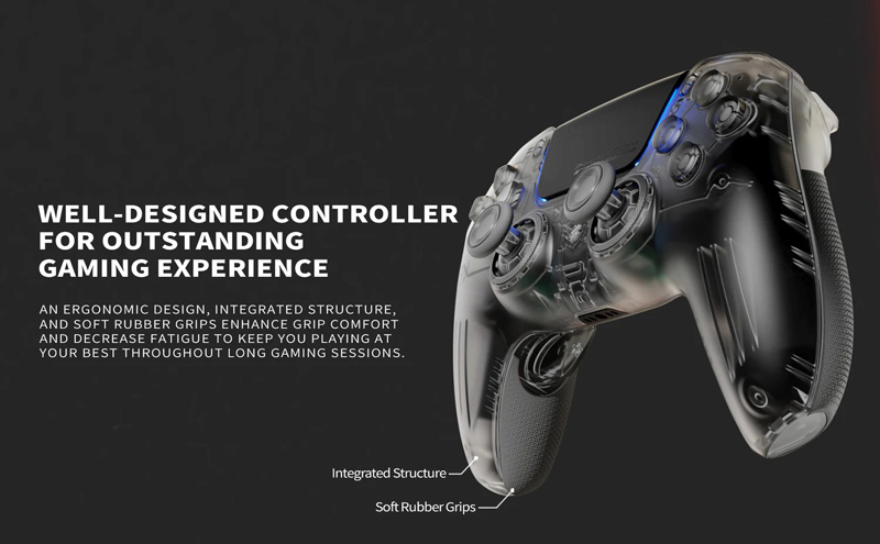 Modelo 1 del gamepad PHANTOM de Hexgaming Modelo 1 del gamepad PHANTOM de Hexgaming