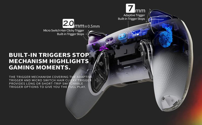Modelo 3 del gamepad PHANTOM de Hexgaming Modelo 3 del gamepad PHANTOM de Hexgaming