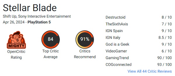 Cuando el escote es más profundo que la historia: los expertos están entusiasmados con la jugabilidad de Stellar Blade, pero descontentos con la narrativa del juego-2 Cuando el escote es más profundo que la historia: los expertos están entusiasmados con la jugabilidad de Stellar Blade, pero descontentos con la narrativa del juego-2