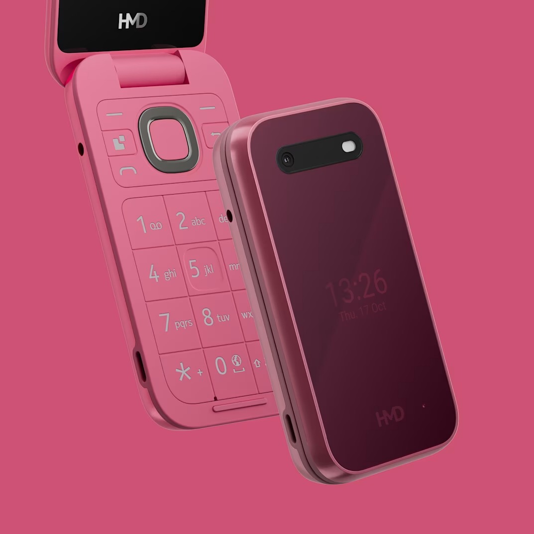 HMD 2660 Flip en color rojo