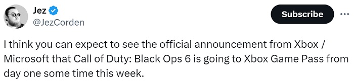 Microsoft ha confirmado "accidentalmente" el lanzamiento de Call of Duty: Black Ops 6 en el servicio Xbox Game Pass-3 Microsoft ha confirmado "accidentalmente" el lanzamiento de Call of Duty: Black Ops 6 en el servicio Xbox Game Pass-3