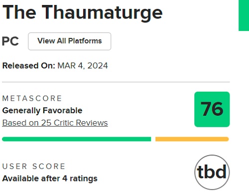 No es una obra maestra, pero es un gran juego de rol: la crítica critica favorablemente The Thaumaturge-2 No es una obra maestra, pero es un gran juego de rol: la crítica critica favorablemente The Thaumaturge-2