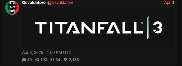 Logotipo de Titanfall 3 Logotipo de Titanfall 3