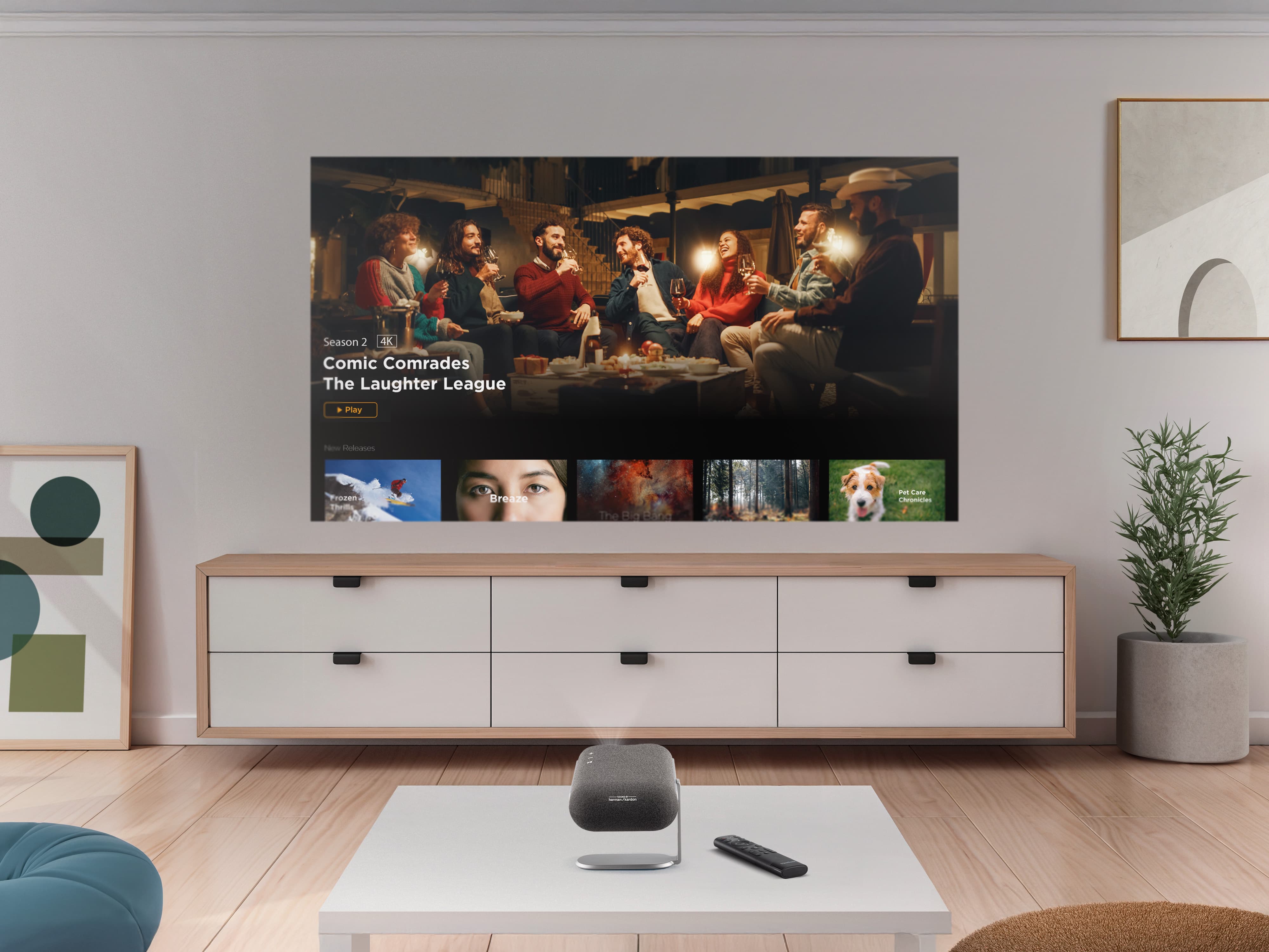 Escena con el proyector ViewSonic M1 Max Escena con el proyector ViewSonic M1 Max