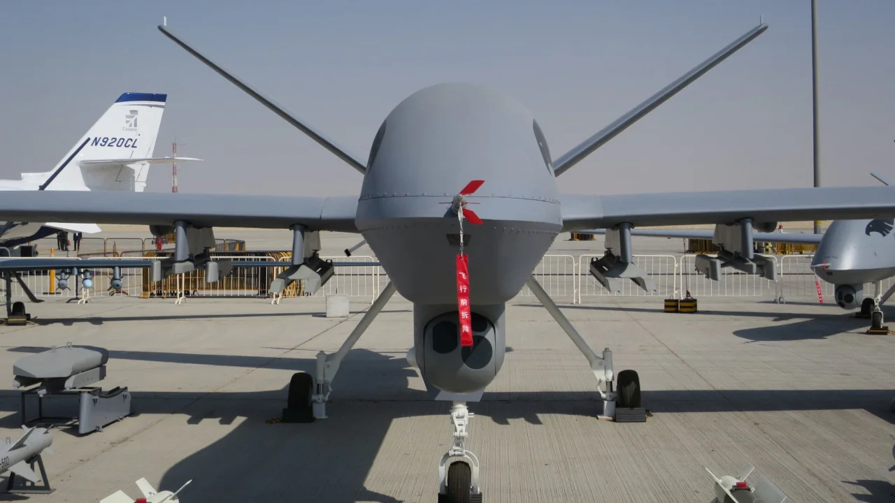 El dron de ataque chino Wing Loong II ha entrado por primera vez en la zona de identificación de defensa aérea de Taiwán. El dron de ataque chino Wing Loong II ha entrado por primera vez en la zona de identificación de defensa aérea de Taiwán.
