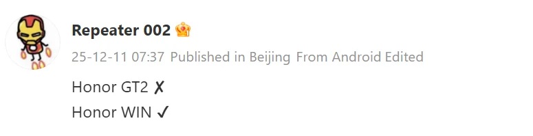 Smartphone Honor Win en el mercado JD