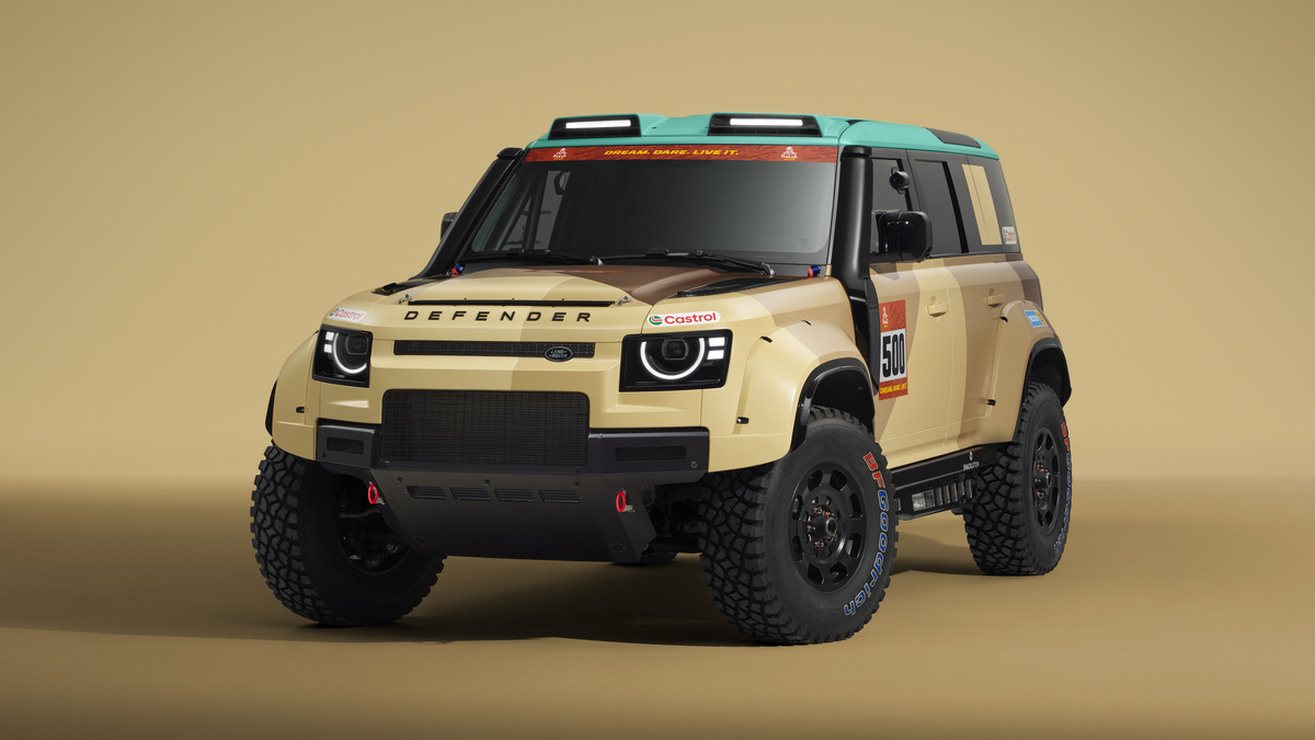 Apariencia del Land Rover Defender en el Rally Dakar 2026