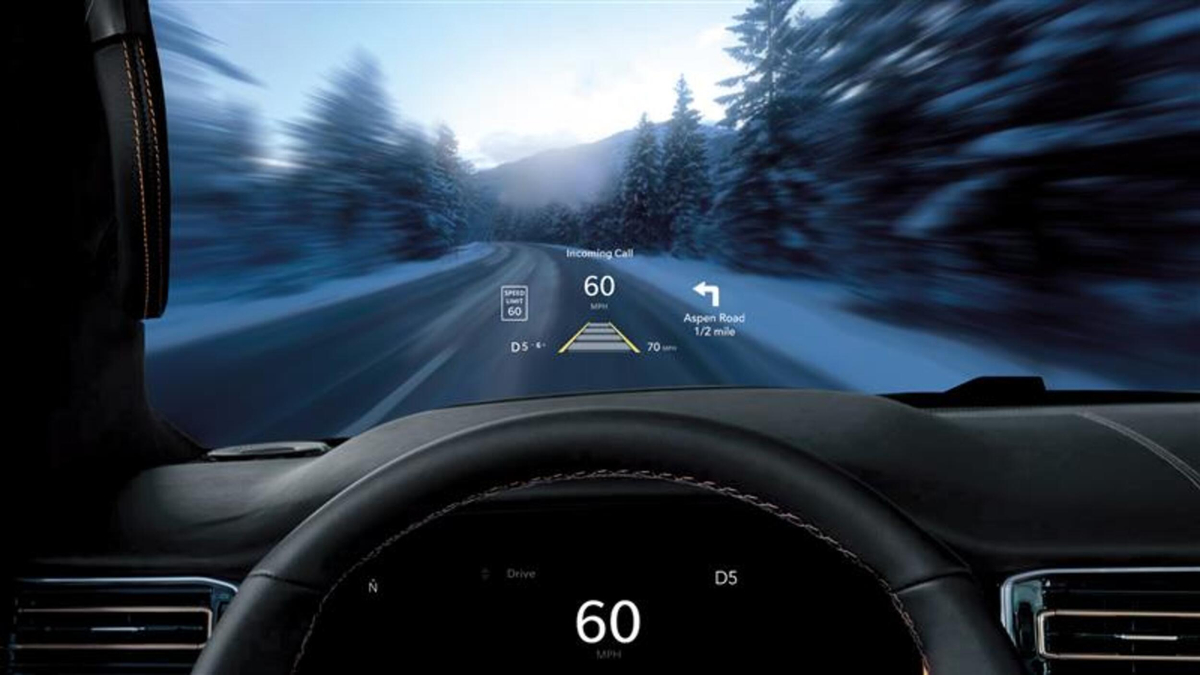 Image of the 12-inch central display Image of the 12-inch central display