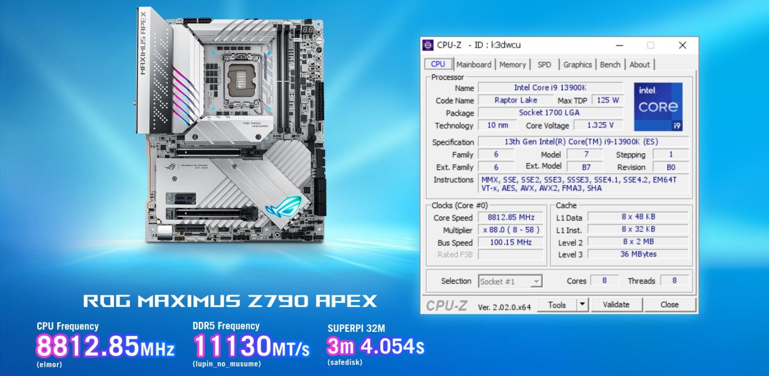 El Intel Core i9-13900K rompió el récord mundial de overclocking entre los procesadores de consumo, que duró más de ocho años-3 El Intel Core i9-13900K rompió el récord mundial de overclocking entre los procesadores de consumo, que duró más de ocho años-3
