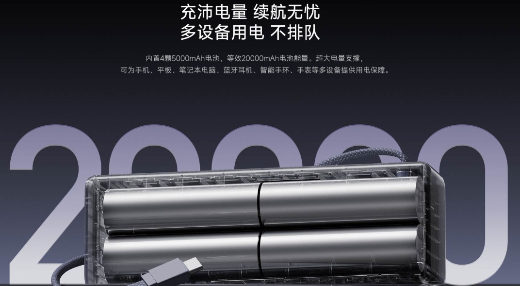 Imagen de puertos en el Power Bank PB2165