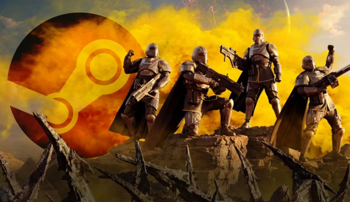El shooter cooperativo Helldivers 2 encabeza la lista semanal de ventas de Steam, superando a Palworld en el proceso.