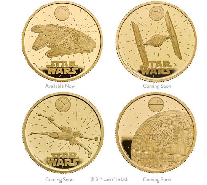 La Fábrica de la Moneda del Reino Unido ha lanzado una colección numismática con tres naves espaciales emblemáticas y la Estrella de la Muerte de La Guerra de las Galaxias.-2 La Fábrica de la Moneda del Reino Unido ha lanzado una colección numismática con tres naves espaciales emblemáticas y la Estrella de la Muerte de La Guerra de las Galaxias.-2