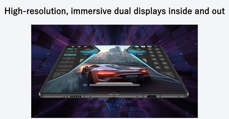 Módulo de cámara principal del Nubia Fold