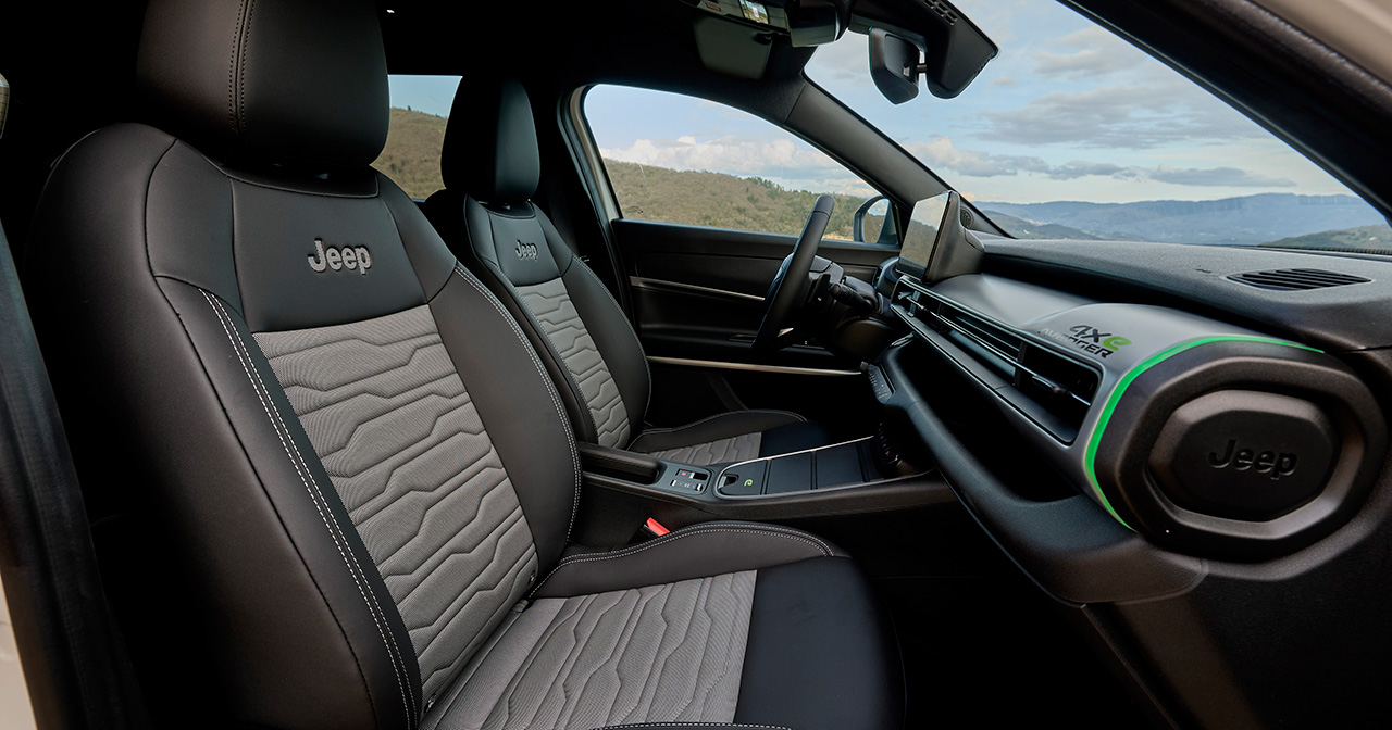 Interiores del Jeep Avenger 4xe
