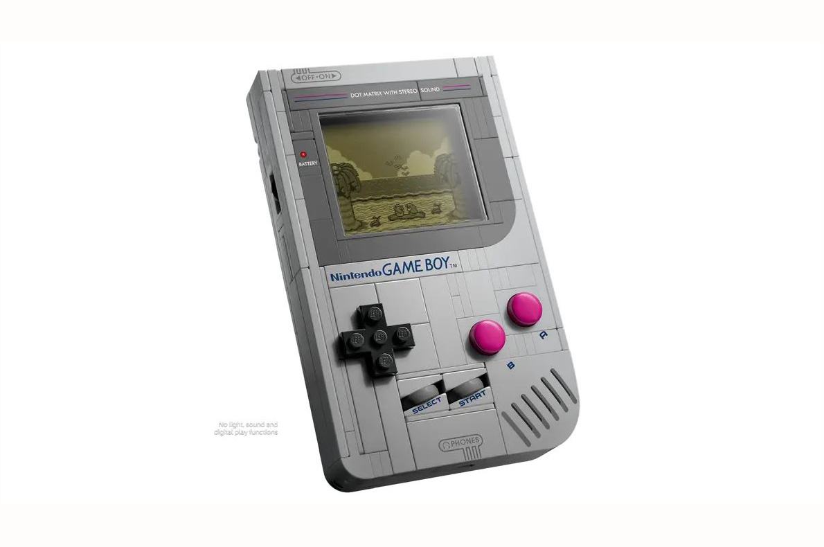 LEGO Game Boy con cartucho de Super Mario Land