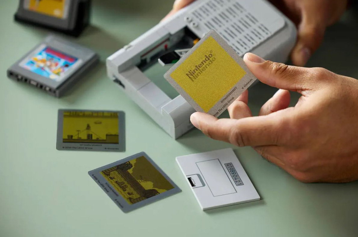LEGO Game Boy en formato de exhibición