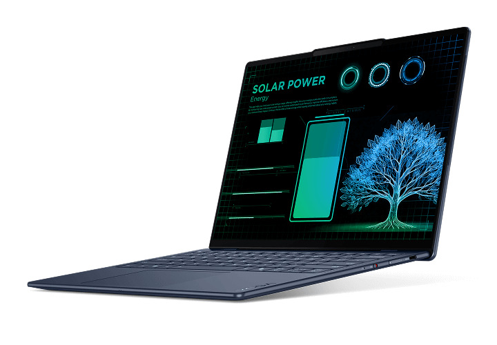 Portátil ultrafino Yoga de Lenovo con panel solar Portátil ultrafino Yoga de Lenovo con panel solar