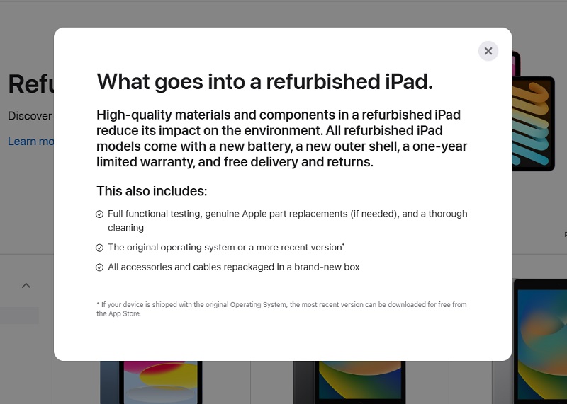 Una gran oportunidad para ahorrar dinero: Apple ha empezado a vender tabletas iPad 10 reacondicionadas y garantiza su calidad-2 Una gran oportunidad para ahorrar dinero: Apple ha empezado a vender tabletas iPad 10 reacondicionadas y garantiza su calidad-2