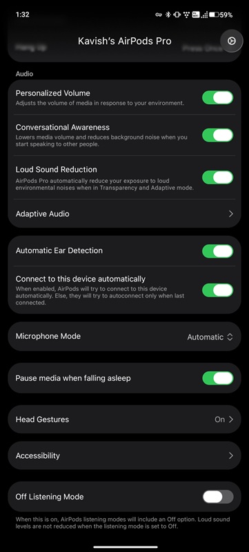 Funcionalidad de gestos gratuitos en LibrePods