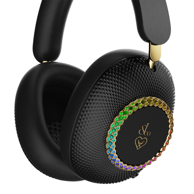 Loewe x JacobCo Noir Rainbow Headphones