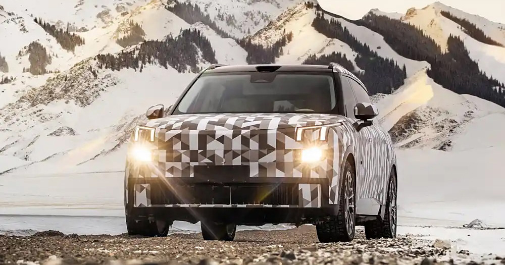 Lynk Co L946 en pruebas de invierno Lynk Co L946 en pruebas de invierno