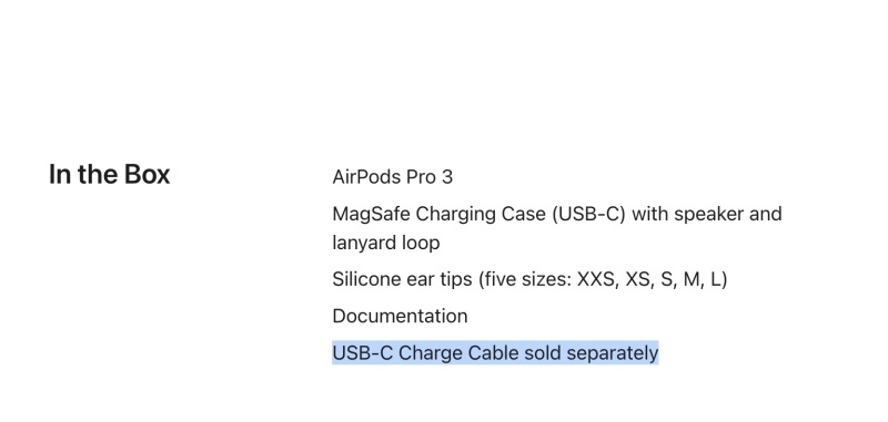 Auriculares TWS AirPods Pro 3
