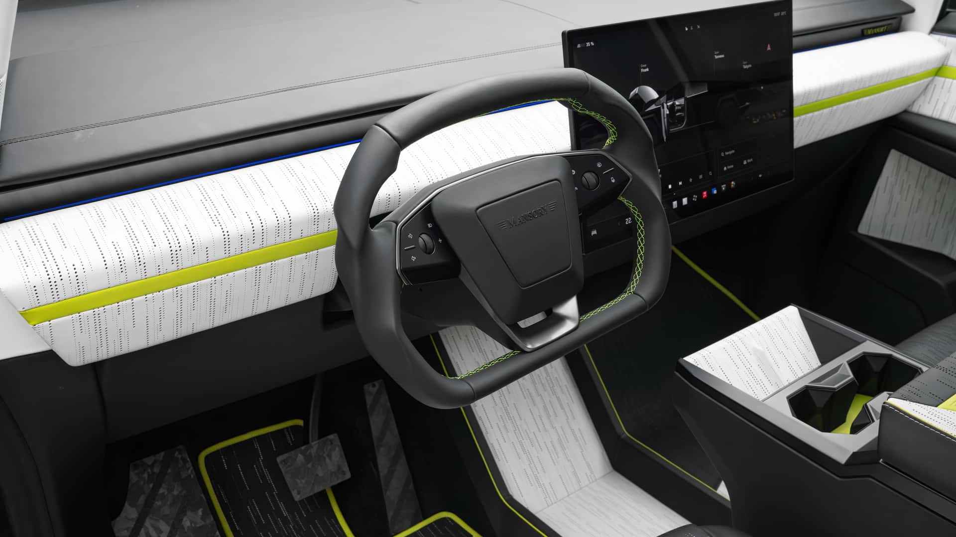 Mansory Alargamiento Tesla Cybertruck Vista detallada Mansory Alargamiento Tesla Cybertruck Vista detallada