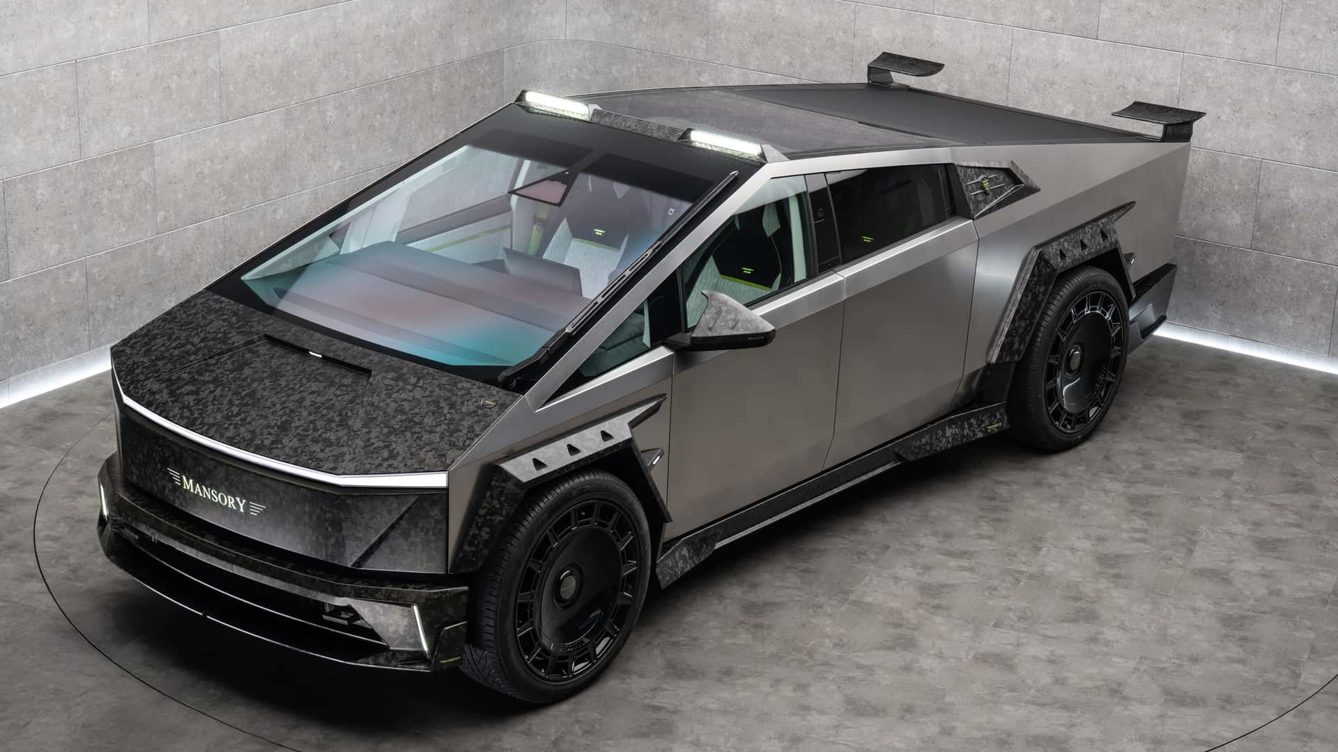 Interior Mansory Elongation Tesla Cybertruck Interior Mansory Elongation Tesla Cybertruck